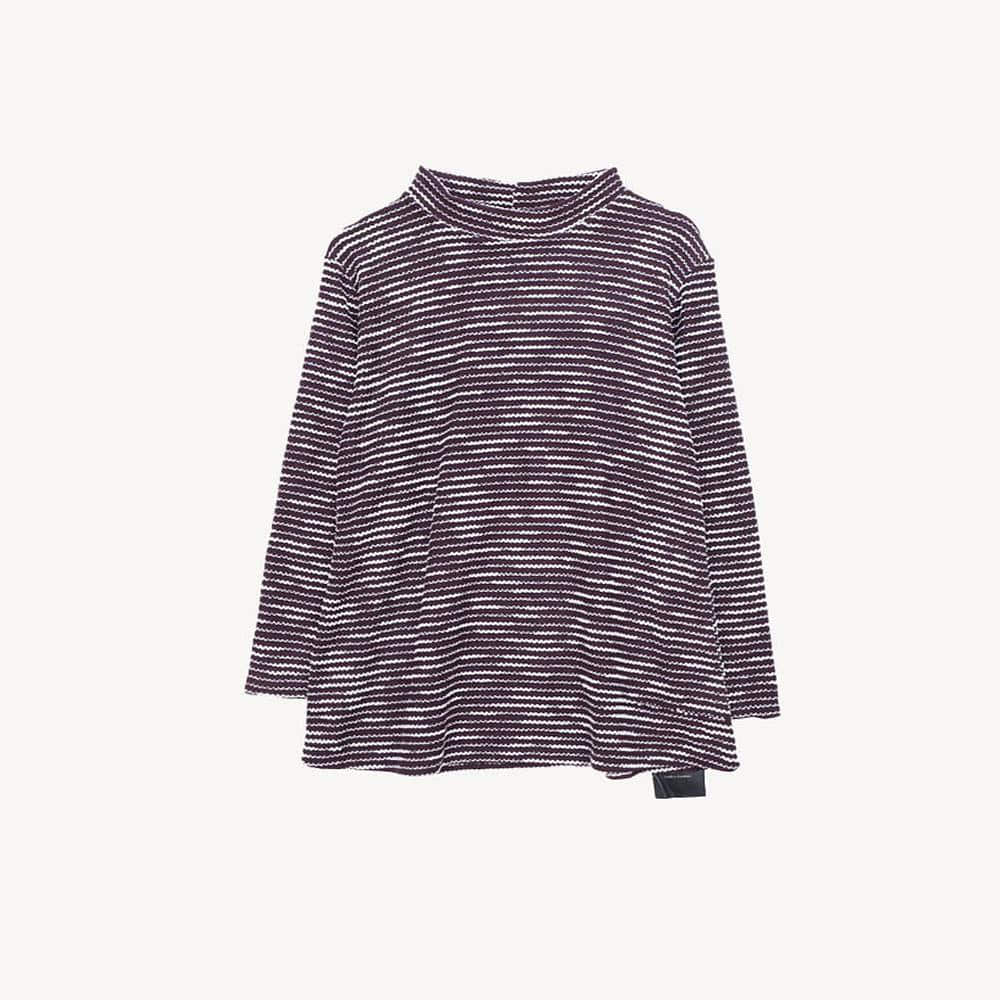 [새제품] A LINE 스트라이프 티셔츠 WOMAN_M-L